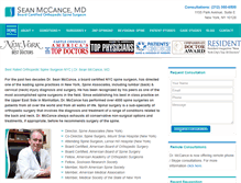 Tablet Screenshot of mccancemd.com